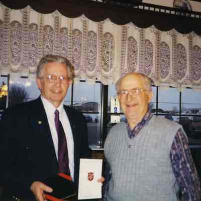 Photograph, Kiwanis, Bob Peachey & Ed Bernthal