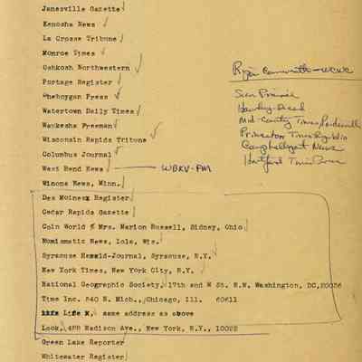 Waupun's 125th Jubilee, News and Radio Stations, 1964