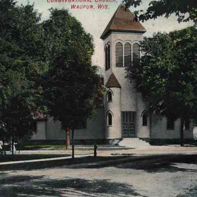 Postcard, Church, Congregational