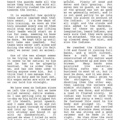 Page from Gold Rush Journal-Hillyer