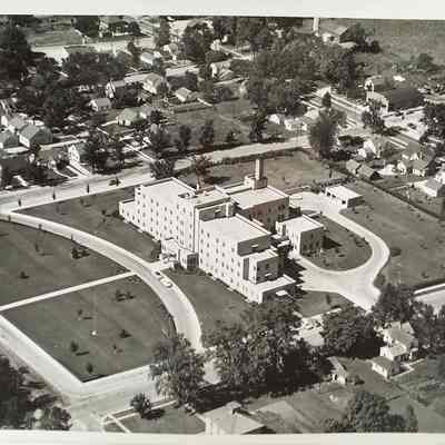 Waupun 1950's aerial photos.