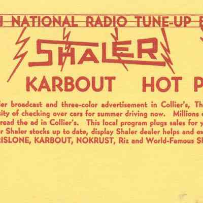 Advertisement Blotter, Shaler, Rislone, Karbout, Hot Patches
