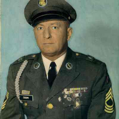 Photograph, Delwin Merril Boom, Military