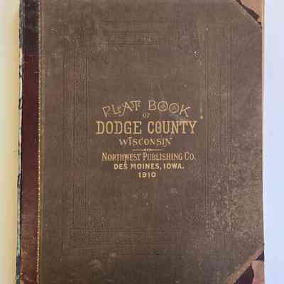Plat Book, Dodge County, 1910