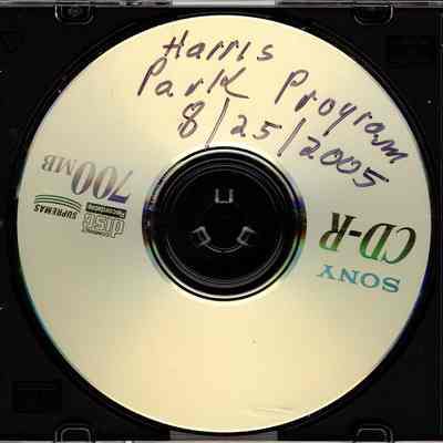 DVD, Digital Video, Harris-Mill Park Program, 2005