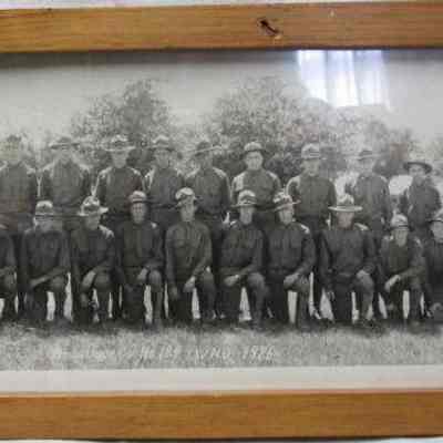 Black and white photo of 135th medical reg