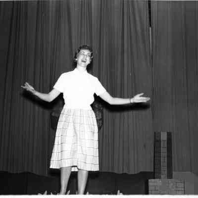 Photograph, 1960 Variety Show, College Club and Kiwanis Club, Beth Redeker