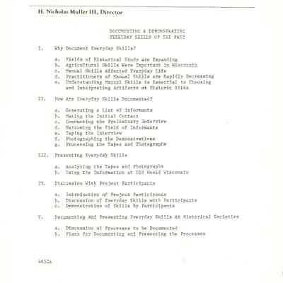 The States Historical Society Of Wisconsin Document & Demonstrating