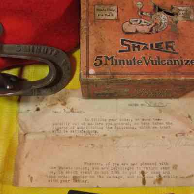 Order in box for Shaler Vulcanizer.