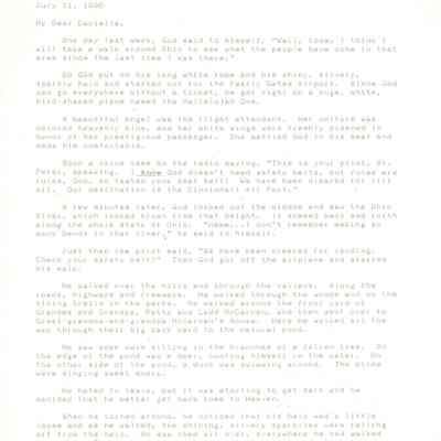 Letter to Danielle