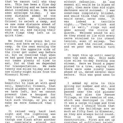 Page from Gold Rush Journal-Hillyer