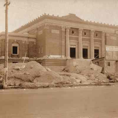 Postcard, City Hall, and Auditorium