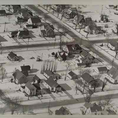 Waupun 1950's aerial photos.