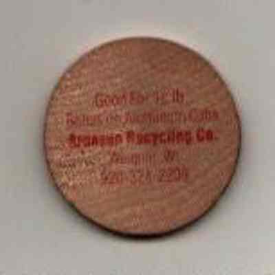 Wooden Nickel, Aronson Recycling Company
