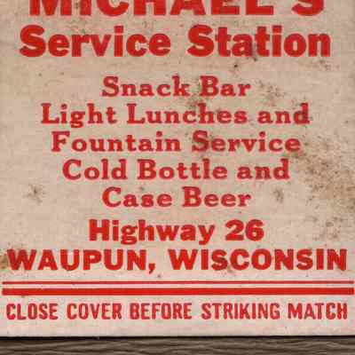 Matchbook, Michael's Service Station