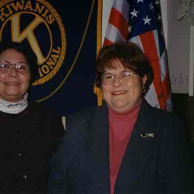 Photograph, Kiwanis, Pat Stoffel & Carol Cronin