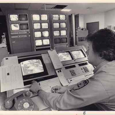 Photograph, Corrections, Wisconsin State Prison, TV Monitors