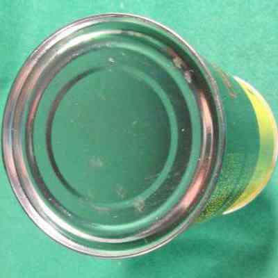 Bottom of can of Karb-B-Out from Shaler.