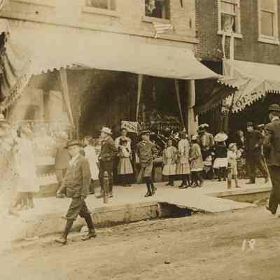Postcard, Parade, Homecoming, July 1908, 18
