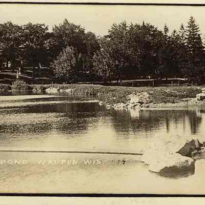 Postcard, Parks, Mill Pond