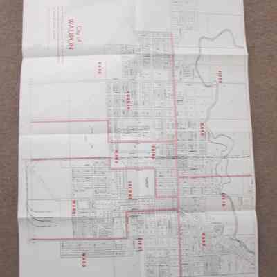 Map - City of Waupun 1954