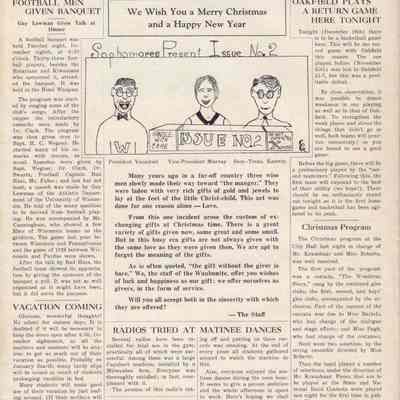 THE WAUBUNITE( DEC 18 1931) Waupun H.S newspaper: Origformat: Other