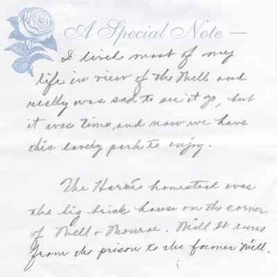 A Special Note