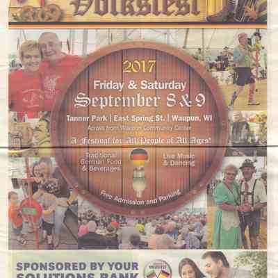 Program, Volksfest, 2017
