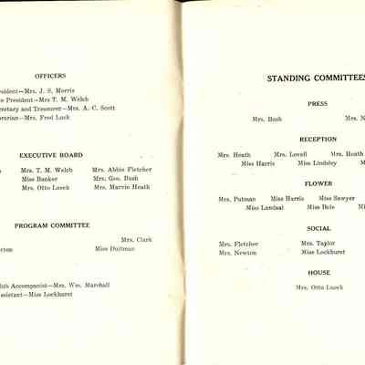 1910-1911 Philharmonic Music Club