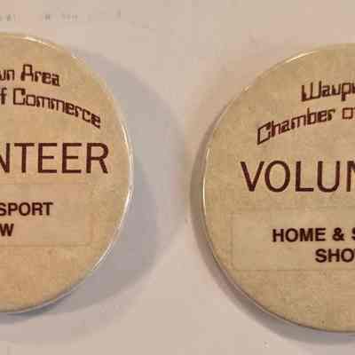 Buttons, Chamber of Commerce, Volunteer Home & Sport Show