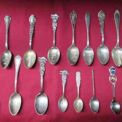 Souvenir spoon collection