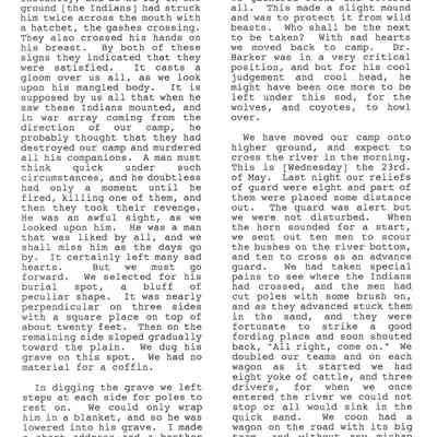 Page from Gold Rush Journal-Hillyer
