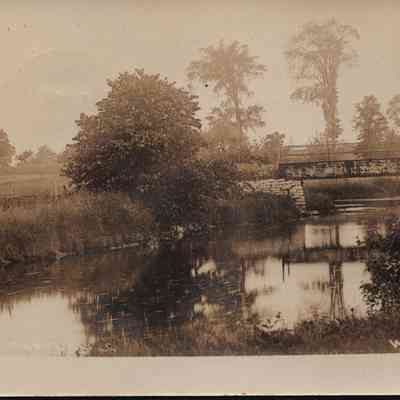 Postcard, Bridge, River, Brandon Bridge
