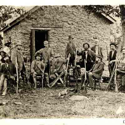 Photograph, Waupun Hunters Club, Horicon Marsh, Charles Rank