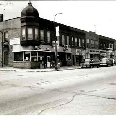 Another view of commercial block at E. Main and Carrington