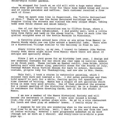 Letter from June Kelly dated C
