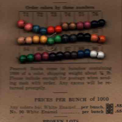 Handcrafters, Peacock Beads
