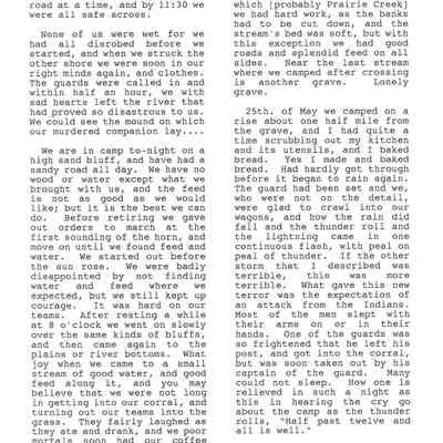 Page from Gold Rush Journal-Hillyer