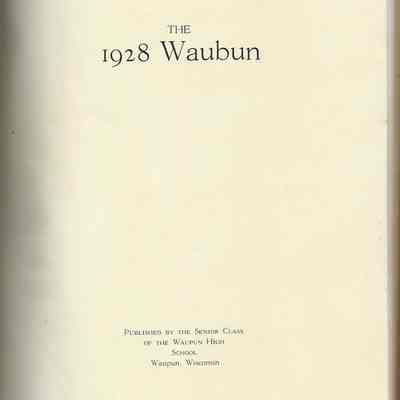 Waubun 1928