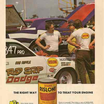 Advertisement, Shaler, Rislone, Car Craft, July 1971