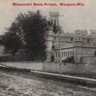 Postcard, Corrections, Wisconsin State Prison