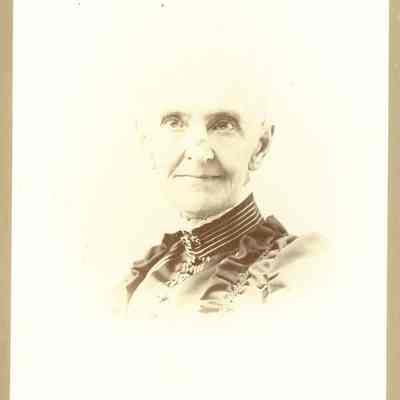 Cabinet Portrait, P. 59, "Auntie" Mrs. Annie Blodgett