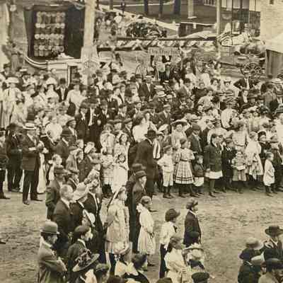 Postcard, Parade, Homecoming, July 1908, 47