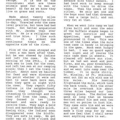 Page from Gold Rush Journal-Hillyer