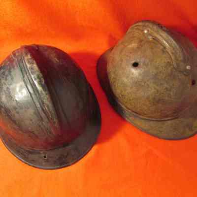 WWI Debris, French Helmet