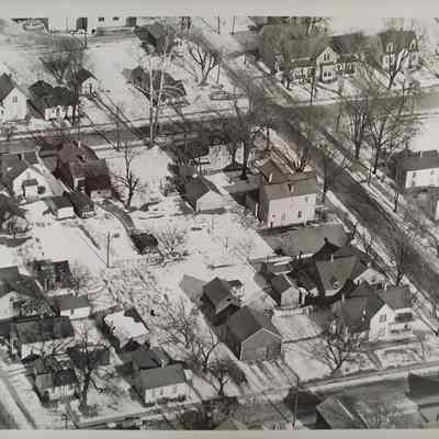 Waupun 1950's aerial photos.