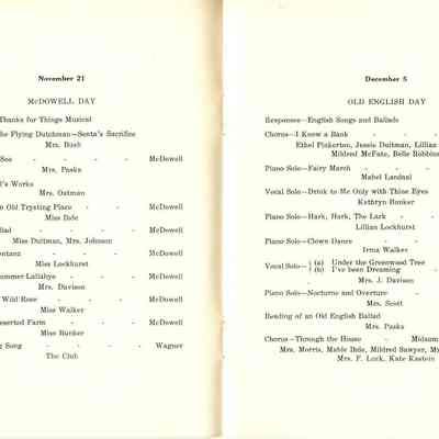 1910-1911 Philharmonic Music Club