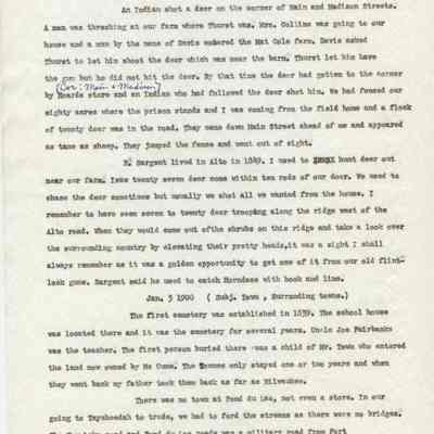 Histories, Incidents and Descriptions of Early Waupun