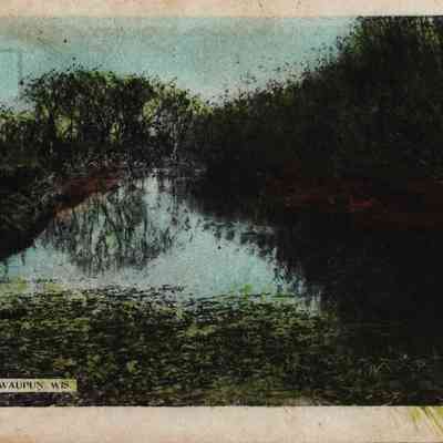 Postcard, River, Rock River