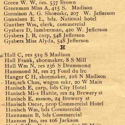 Page 16 Of Directory